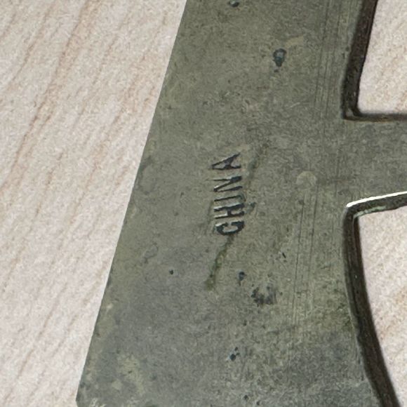 Vintage Oriental Brass Trivet, Mid Century Trivet - Picture 8 of 9